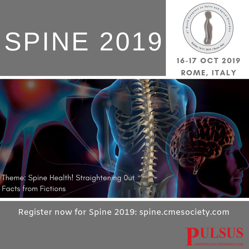 Pulsusmeetings's tweet photo. Get all your questions answered @congress_spine, Rome, Italy on 16-17 Oct. The theme is "Spine Health! Straightening out Facts from Fictions".

Download the brochure &amp; register your slot (SAVE $150) at https://t.co/lZODHDG8mc

#spine #backpain #scoliosis #spinesurgery #spinalcord https://t.co/ykjaEYC3Dg