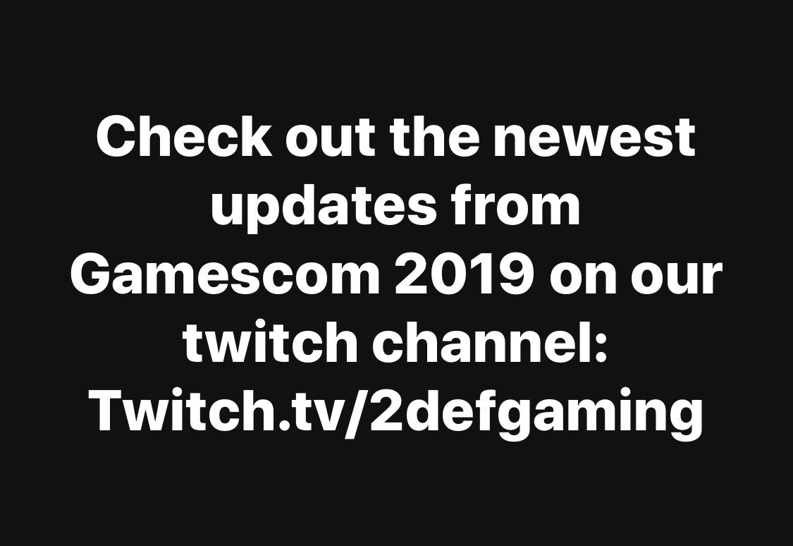 2DeFGaming's tweet photo. #2DeF #gaming #gamescom2019 #twitch https://t.co/79tlVLxRRe
