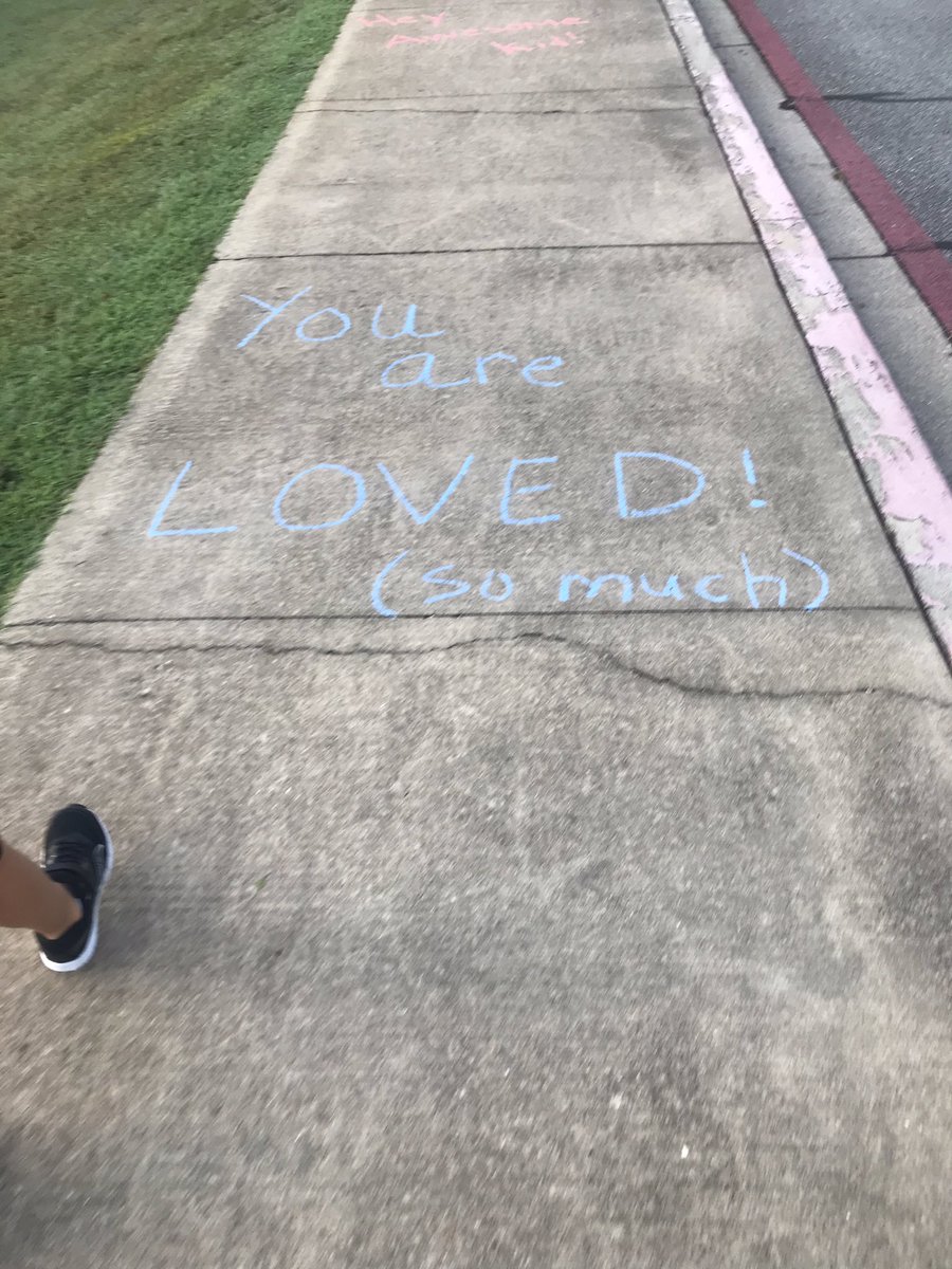 LauraSosebee's tweet photo. Walking to school! First Day! #clemsonlocal #clemsonelementary https://t.co/ZD5F44H14N