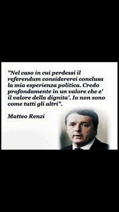 fulvia399's tweet photo. @matteorenzi https://t.co/Ks6W5XrWq1