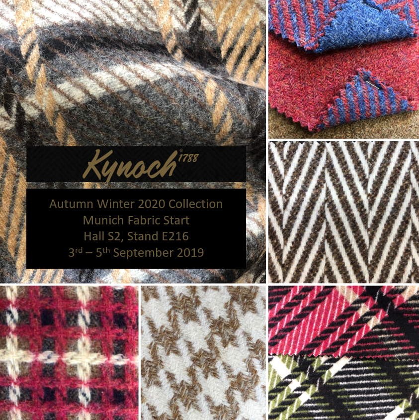 Kynoch1788's tweet photo. Our new #AutumnWinter 2020/21 cloth collection is showcasing at @munichfabricstart 3-5th Sept.
To see our full range, tel: +44 (0)1274 655900 or email: office@kynoch1788.com
#mfs2019 #munichfabricstart #munich #munique #luxurycloth #coating #jacketing #aw2020 #woveninengland https://t.co/jK2dJTaNRh
