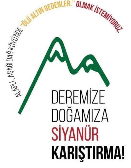 Alaplıdaki Ormanlar Altın Araması için Talan ediliyor ve bundan kimsenin haberi yok.Bu durum için farkındalık yaratmak zorundayız.Yakın zamanda siyanürle altın araması yaptıkları zaman Siyanür içme suyumuza ve Alaplı Çayına sızabilir.
<a href="/haluklevent/">Haluk Levent ( Ahbap Ekibi )</a> <a href="/ahbapplatformu/">Ahbap Platformu</a>
#başkaalapliyok