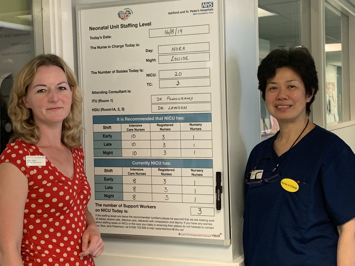 sararobertson2's tweet photo. 2 new patient focused notice boards up and running in NICU this week . Parent feedback in visiting area and Safe Staffing board in corridor. #improvecommunication #parentshaveavoice @StNicu @ASPHFT @k_stavrakelli https://t.co/ruebX3A3W0