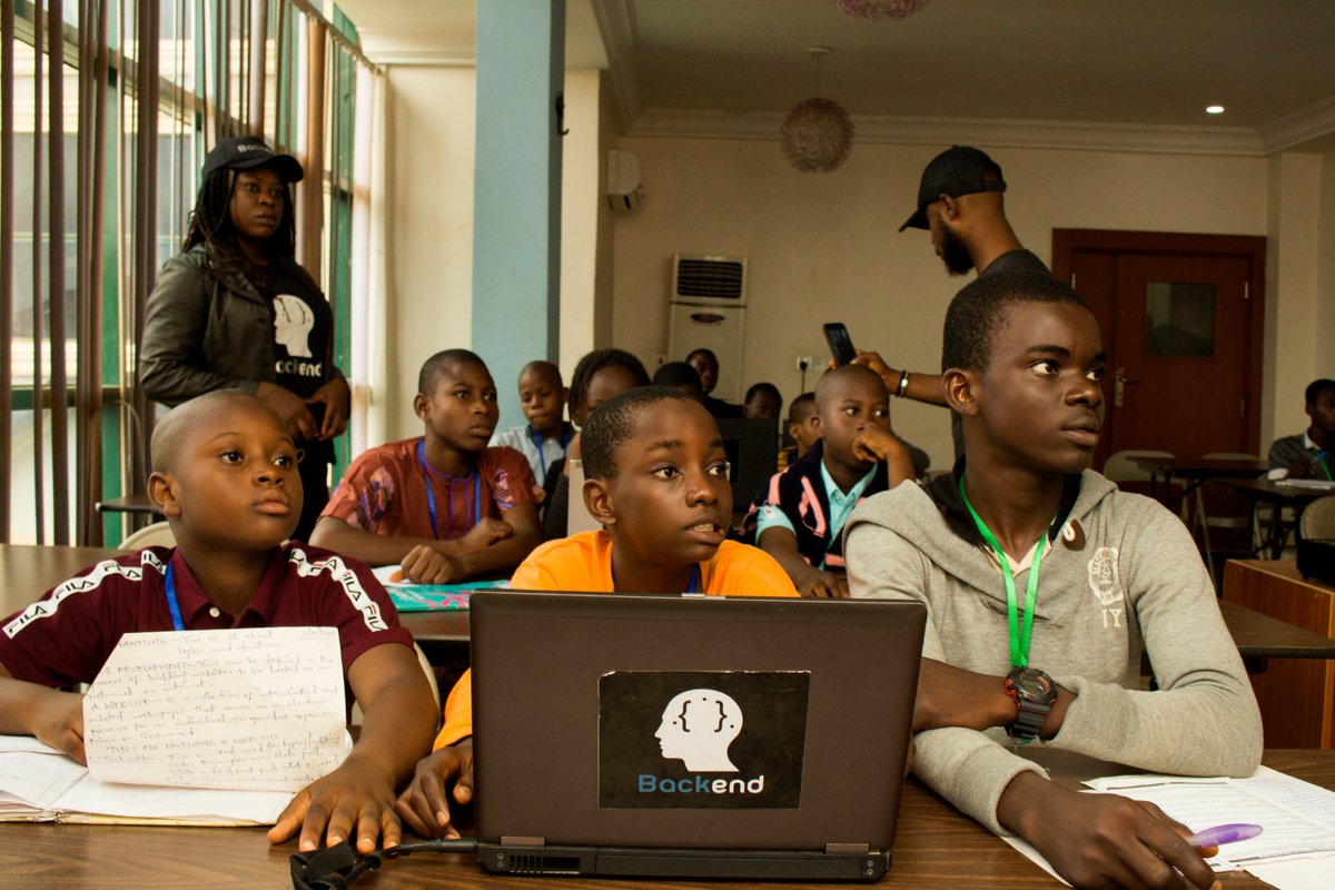 Backendproject1's tweet image. The Future is techy! Get your little ones to learn a tech skill today.
Cross section of Backend Project training on Web based application for Nigerian Teens between age 9-20.
For sponsorship/inquirie, email us: admin@backendproject.com
