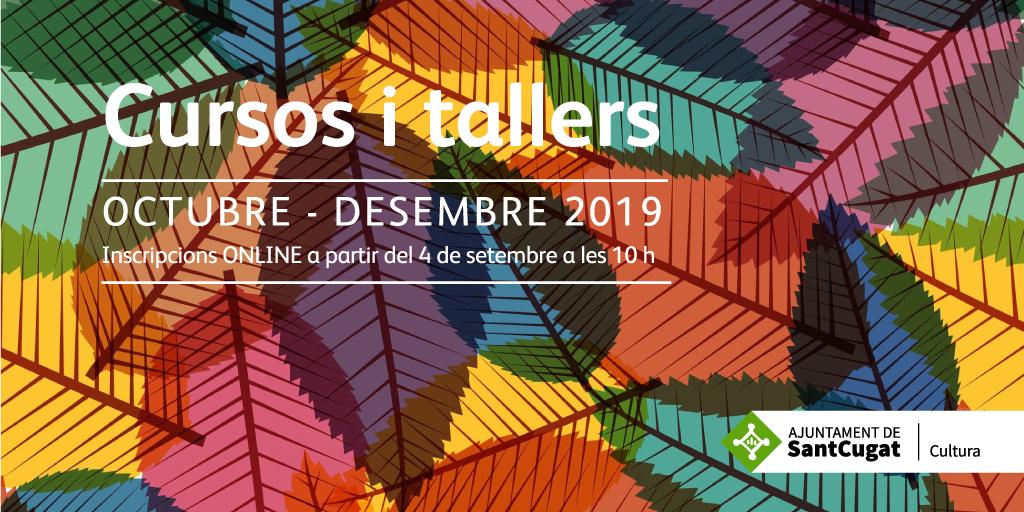 ajsantcugat's tweet photo. ⌛ Últims dies per triar entre més de 300 propostes de cursos i tallers en equipaments municipals de #SantCugat #LaFloresta #LesPlanes i #Mirasol 

✍️ Consulta el catàleg ➡ https://t.co/Ce68PgV5QZ
📲 Inscripcions online a partir del 4 de setembre

@EstherMadrona @centrescultura https://t.co/FlLYt6XjAw