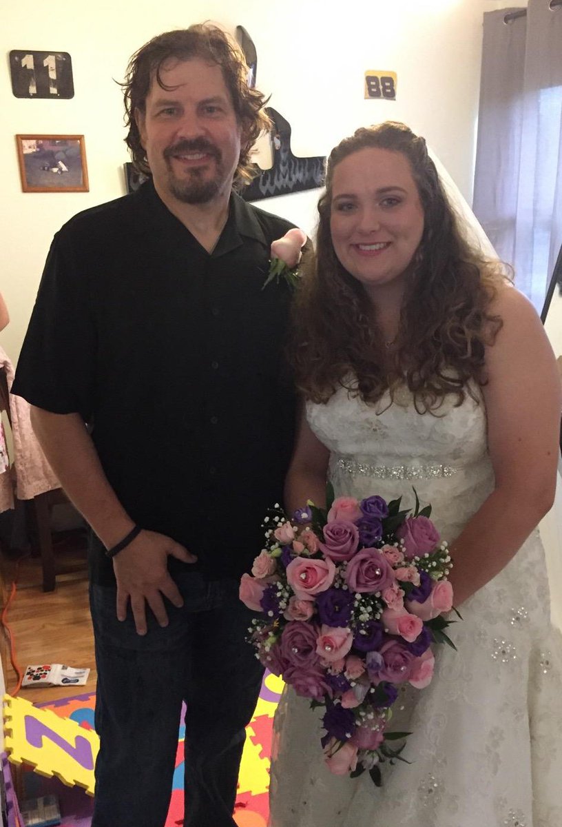 gvodka2's tweet photo. Yesterday (ya, #MondayWedding), my daughter @carriexx33  got married! I'm so happy for her &amp; Scott. Here's a pic just before I walked her down the aisle! #ProudPapa #RainyWedding #OutdoorWedding https://t.co/asCidUOGOw