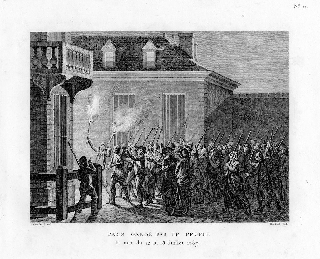 Ночь с 12 на 13 июля 1789 года в Париже выдалась тревожной. Ещё днем молодой адвокат Камилл Демулен бросил клич: «К оружию, граждане!» 
О событиях за день до взятия Бастилии и не только - на виртуальной выставке "Великая Французская Революция. Год 1789" borodino.catalog.mos.ru/entity/EXHIBIT…