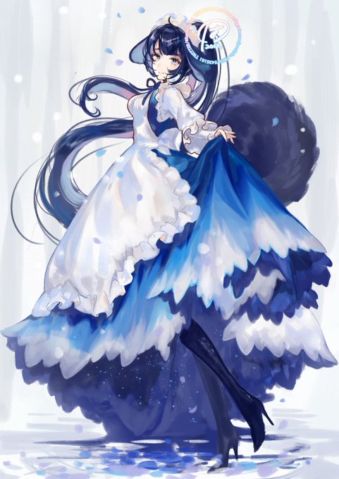 #相互限定縛りメイド企画
青い犬のメイドさんを描いて参加しました? 
