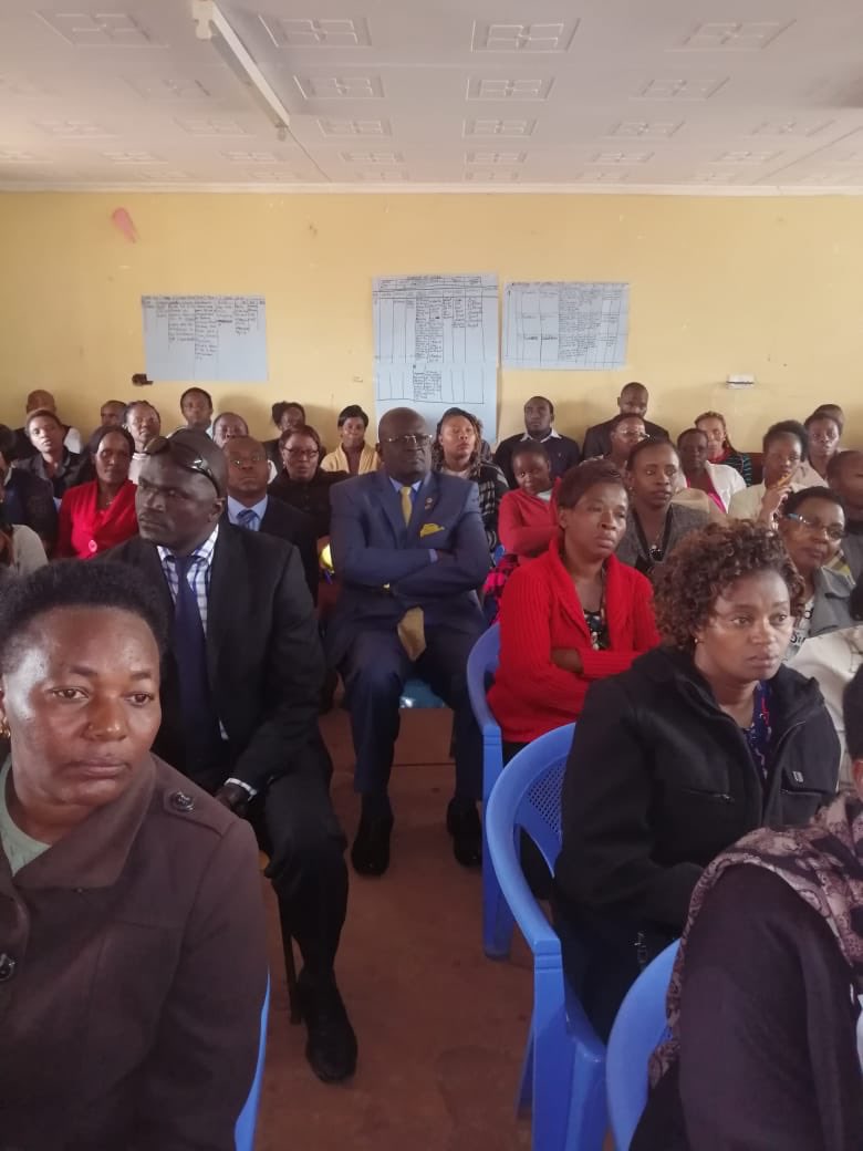 EduMinKenya's tweet photo. Education Cabinet Secretary Prof George Magoha today monitored the #CBC August teacher training exercise @TSC_KE @ExamsCouncil @KICDKenya https://t.co/BtvAwBOLop