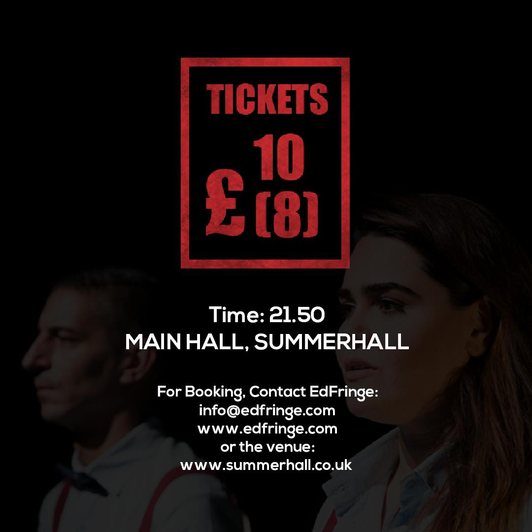 ArabArtsFocus's tweet photo. "That’s a work that deserves an Edinburgh showing." @TheScotsman
★★★★
Read more: https://t.co/x9ULsapMoF
Catch Before the Revolution tonight till the 25th at  @Summerhallery at 9:50PM.
🎟️: https://t.co/puMgjT0h5T 
#MakeYourFringe #SHfest19 https://t.co/HsOOpK3DQt