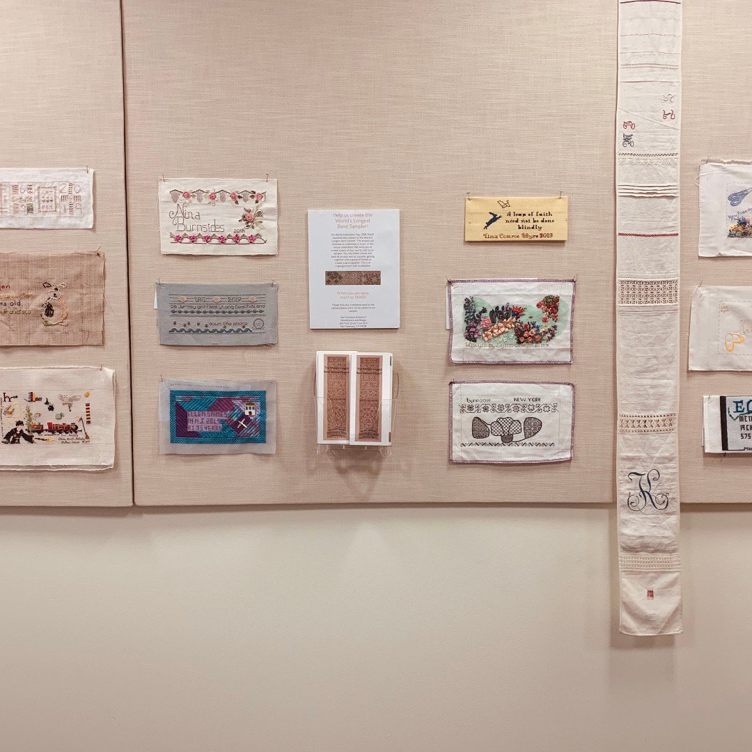 SFSNAD's tweet photo. Looking for a new project to work on? Join the World's Longest Band Sampler! 

https://t.co/xS6tANa84D.
.

.

.

.

#sfsnad #embroidery #needlework #embroideryart #art #artclass #fiberart #textileartist #textiles #artsandcrafts #embroiderydesign  #stitch #刺繍 #wip #nonprofit https://t.co/UPAChBx4GD