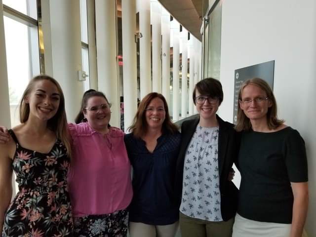 WIGSunco's tweet photo. Some of our lovely bio education ladies (and our president representing!!) at the Society for the Advancement of Biology Education this summer. Pretty cool! https://t.co/ruLGpTWbkv