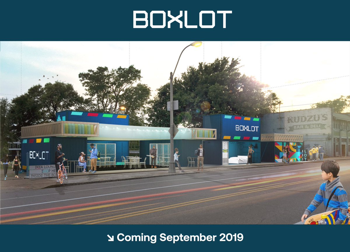 Cargotecture re-imagined. Memphis’ micro-retail and music lounge made from shipping containers, is unboxing in Sept! We will host music, pop-up shops, festivals, parties + more events TBA soon. Express your creativity and #ThinkInsideTheBox. >> boxlotmemphis.com
