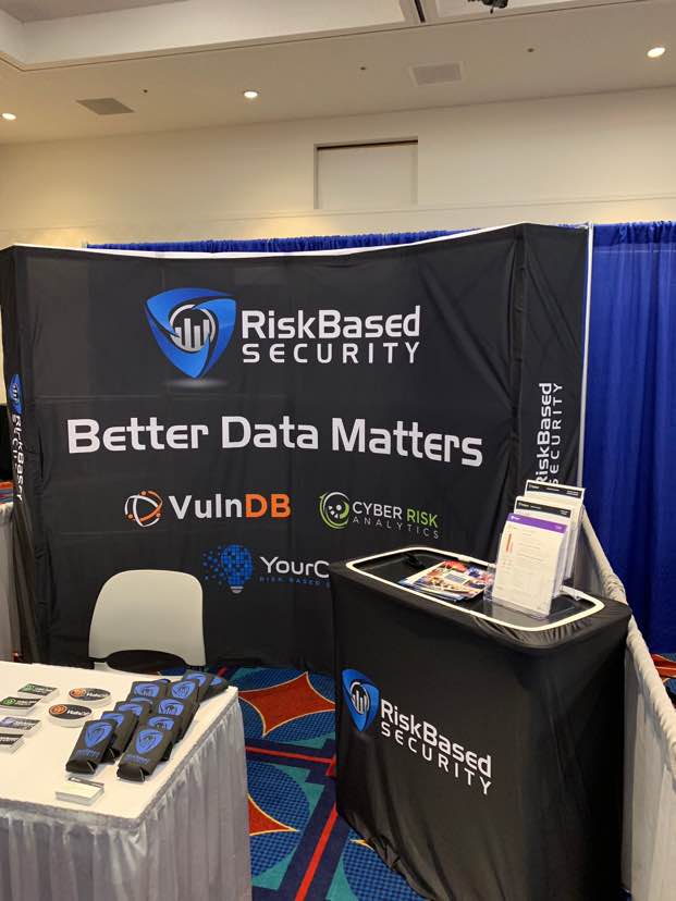 RiskBased's tweet photo. We're at #EnergySec19 and we're excited to learn how our #betterdata can help you succeed. Come say hi at booth 302. https://t.co/aOnEgXqicU