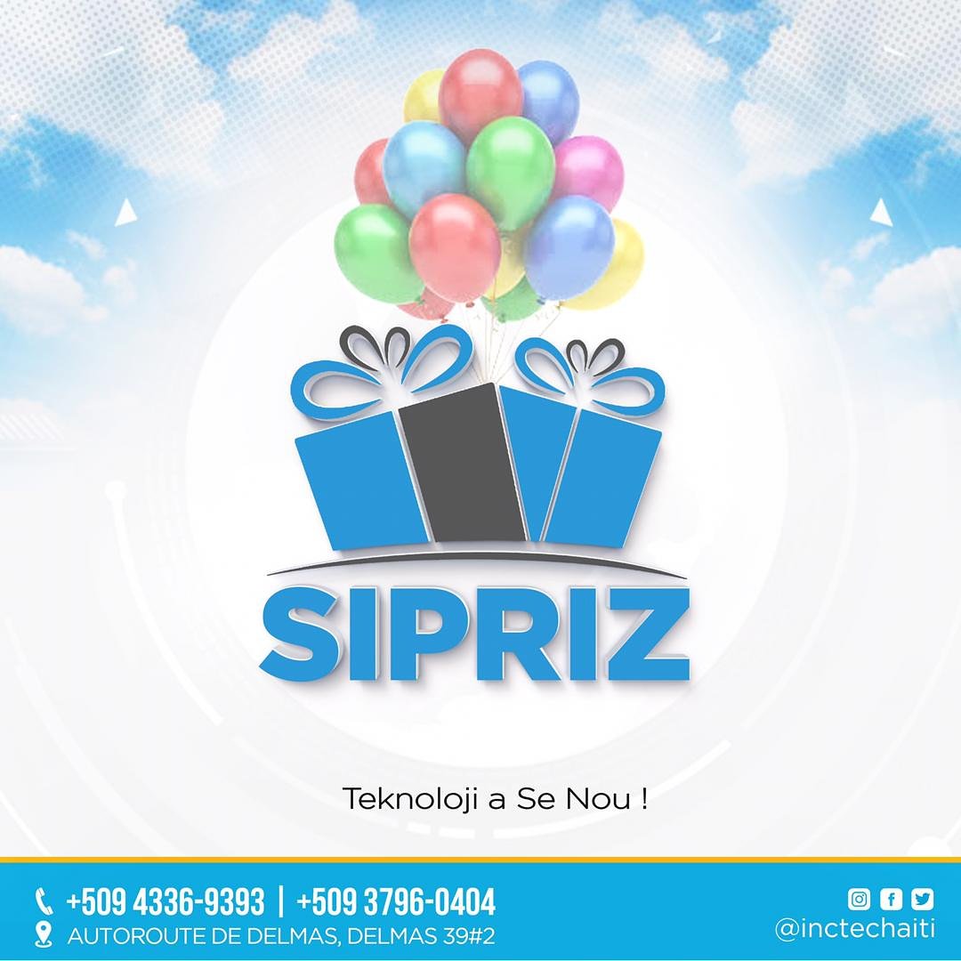 pimpnewstv's tweet photo. SIPRIZ🎁 #inctech @inctechaiti #technology #webringnewtechnology #Siprizliye #teknolojiasenou #inctechaiti https://t.co/TqaIArCJKv
