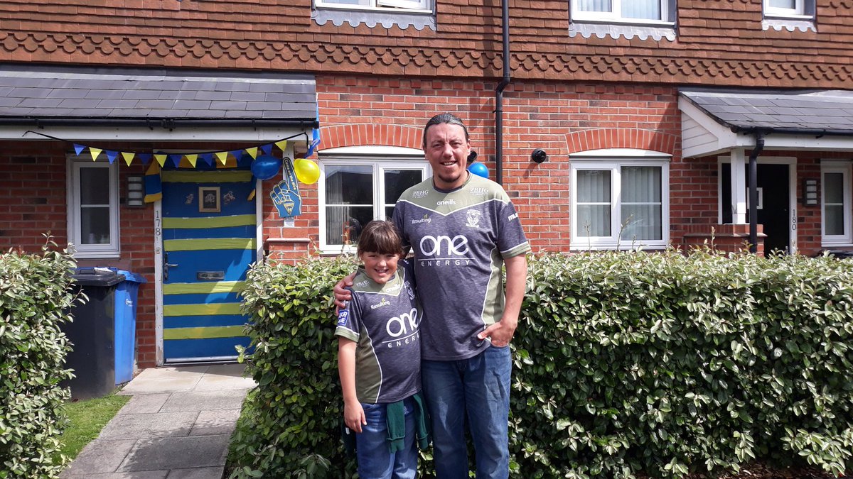 WireHunter's tweet photo. @warringtonnews Another year, another Challenge Cup Final. Wembley Fever has landed. #COTW #Wire2019 https://t.co/3E5Bz74ja0