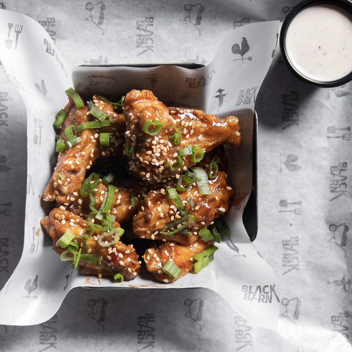 Maple wings .. definitely wins 🏆😍
 
#riyadh #ksa #burger #black_barn