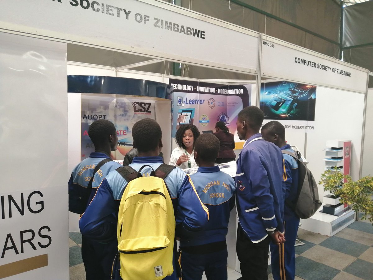 compsocietyzim's tweet photo. "Digital solutions for everyone." Schools remember to visit CSZ stand for more information.
#CSZat45AndBeyond
#ZAS https://t.co/aAFbJ0iYpa