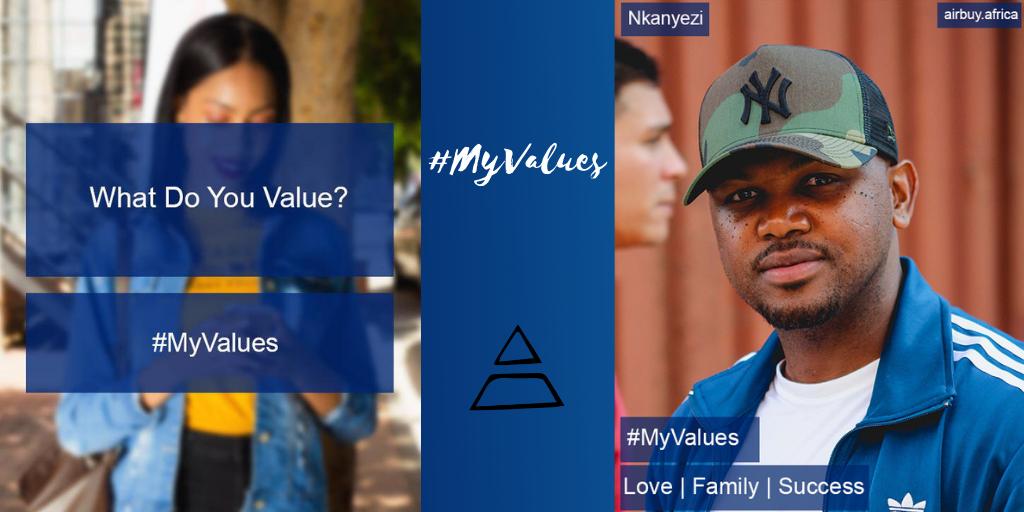 AirbuySA's tweet image. What's your top three life values?

@NkanyeziKubheka shared his with us.

#Myvalues #MyAirbuy #Trust #Acess #Culture