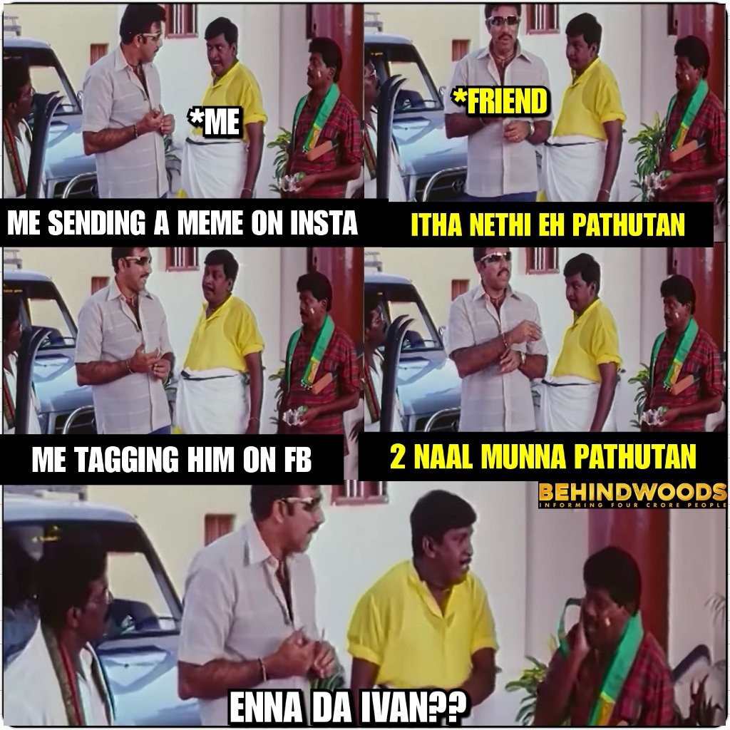 behindwoods's tweet photo. Nee anuprathu poorave pathathu than!

#MemeSharing #InstagramDM #FBTag https://t.co/UQjjrER6vn