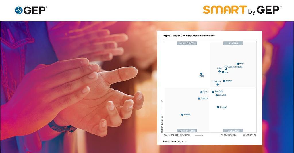 GEP_Worldwide's tweet photo. The 2019 Gartner Magic Quadrant for Procure-to-Pay Suites is out now! GEP named a Leader — Read Report:  https://t.co/izcyxsvLmT #Procurement #Gartner #Software https://t.co/jNrerwcZbE