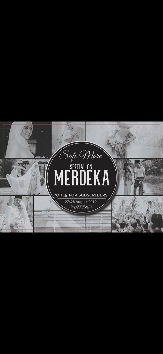 Grab yout best wedding Cinematographer and Photographer NOW. .
.

SAVE MORE on this National Day with great deals and offers!
.
.

LIMITED TIME 48 HOURS ONLY!
From 27-28 August 2019. .
.
.
ONLY FOR CST SUBSCRIBERS.
.
.
*You can subscribe to CST ->> 
subscribecst.wasap.my