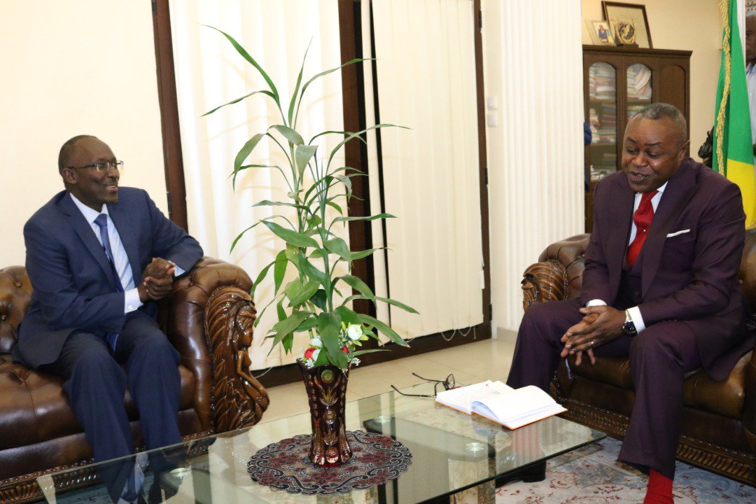 J'ai reçu en audience le directeur régional pour l'Afrique de <a href="/ITU/">Int’l Telecommunication Union</a> Monsieur <a href="/arugege/">Eng. Andrew Rugege</a> à l'ordre de jour organisation de l'atelier sur l'innovation du 14 au 19 octobre prochain, accompagnement et renforcement des capacités en cyberlégislation et inclusion numérique