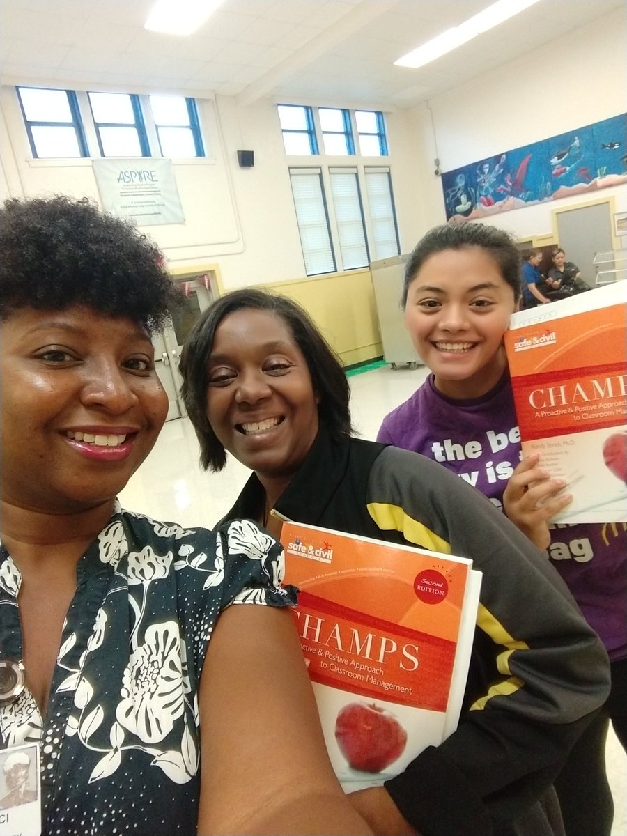 CHAMPS Training @RuckerHISD @IsaacsES_HISD #movingthebus #theIsaacsWay @JackieSpivey5