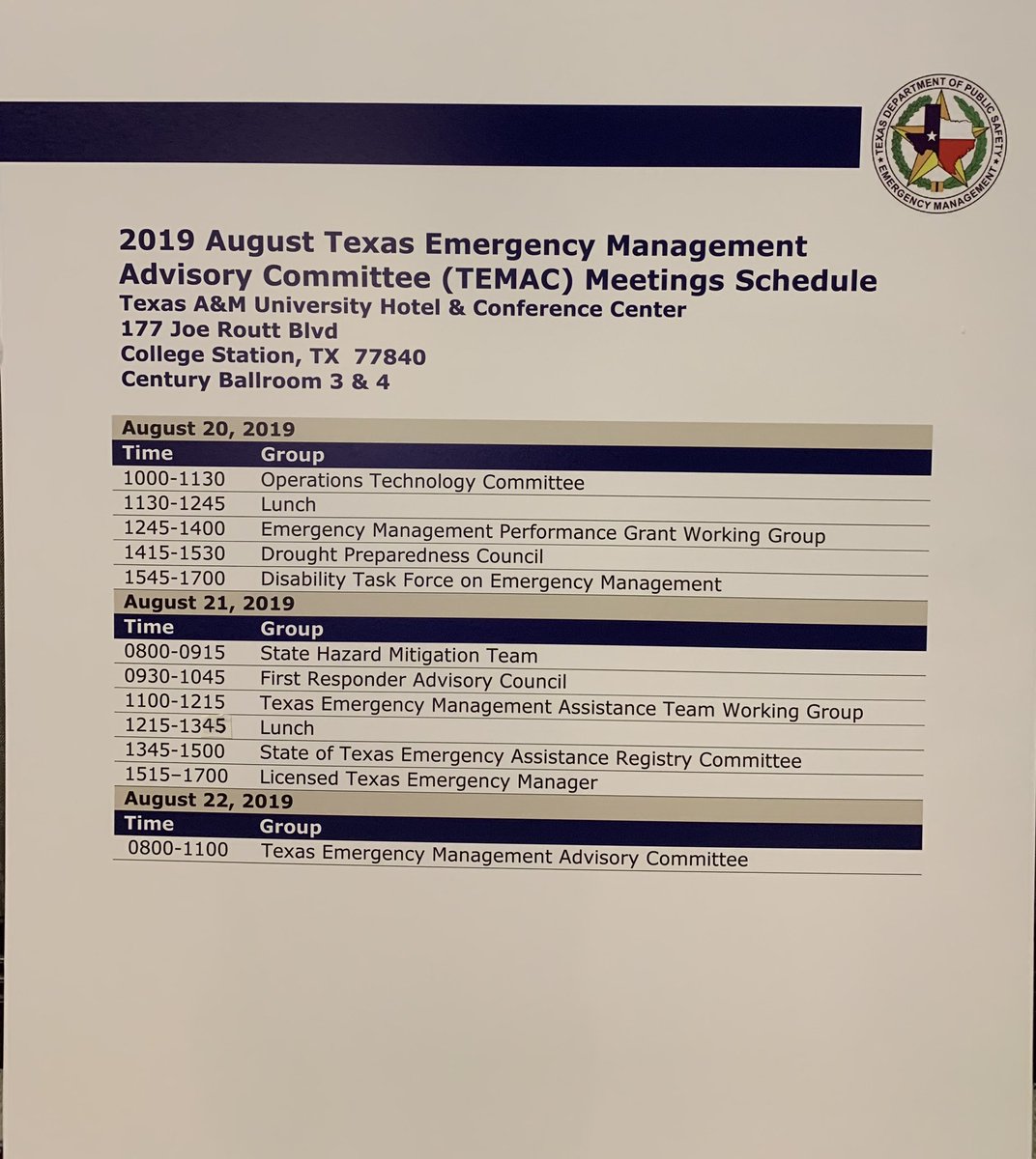 chiefkidd's tweet photo. Hey, Texas!!
#AreYouReady for #TEMAC 2.0? @tamusystem @TDEM @teextweet @TXForestService @TTITAMU @txextension @txtf1 @TexasDSHS @TXEMTF @TxDPS @TexasDIR @TexasHHSC @TCEQ @TxDOT @TexasGameWarden @TXMilitary @TAMUVET1 @txrrc @txglo @TXSFMO @txcomptroller @TXAG https://t.co/nHKvGjGJxg