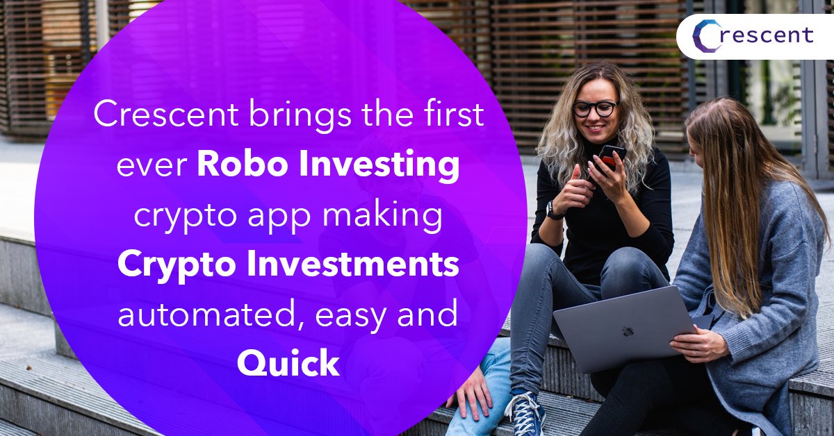 Crescent The first-ever robo investing app is launching soon
.
.
.
.
.
.
.
#crescent #crescentinvest #blockchain #crypto #cryptocurrency #roboinvesting #cryptoindex #fundraising #crowdfunding #securitytoken
Join <a href="/joincrescent/">Crescent</a> for regular updates or visit: crescentinvest.io