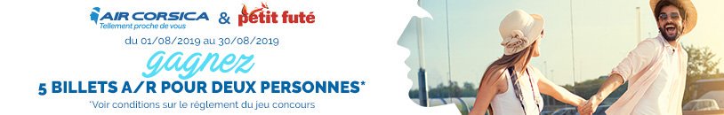 AeroportJ's tweet photo. Jeu concours ! Grâce à @aircorsica et le @petitfuteprod  : gagnez 5 allers-retours pour 2 personnes en cliquant ici ⬇️
https://t.co/Th9vWxi8Ak !
Date limite : 30 août 2019 ! Faites vite 🤞🤞 !!! https://t.co/5hvkLBSWbT