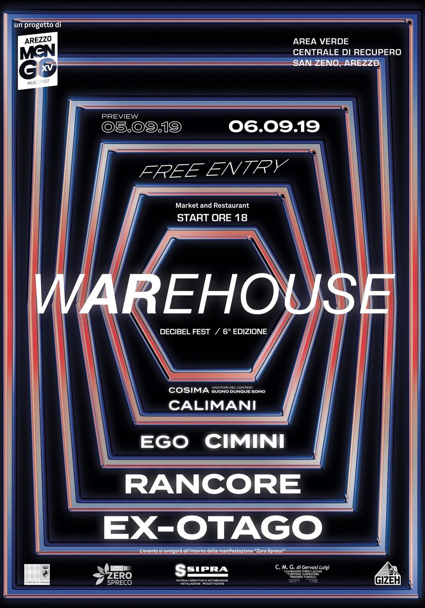 WareHouseDb's tweet image. Line up completa della 6º edizione!