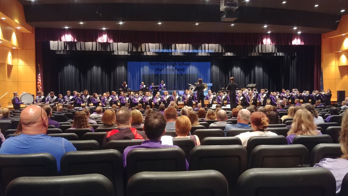 marchingNHS's tweet photo. Starting the school year off with some tunes! #TeamNorthern https://t.co/h88NYm5CQ8
