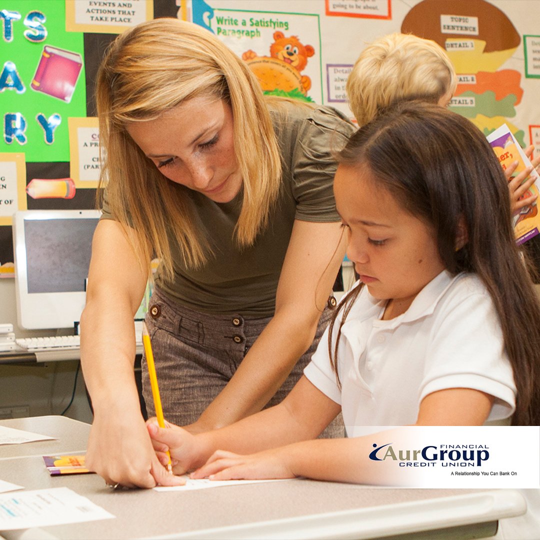 Aur2Cents's tweet photo. Back to School

To all of our teachers and students….have a great school year!

From kids accounts to mortgage loans...we’re here to help.

#AurGroup #Aur2cents #Bank https://t.co/wp7yOhTDM1