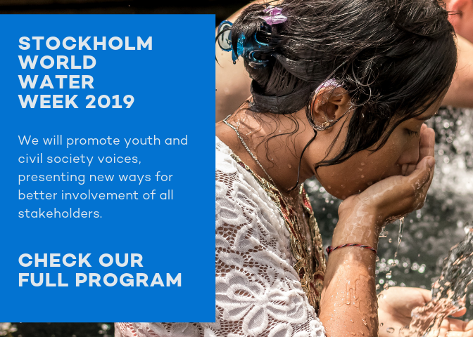 #WWWeek is a key congress to discuss the globe’s water issues! This year’s theme is ‘’Water for Society – Including All’’. Join us in #Stockholm where our team @ networks’ members will be promoting strong #youth and #civil #society voices for #water. sie-see.org/en/article/pro…