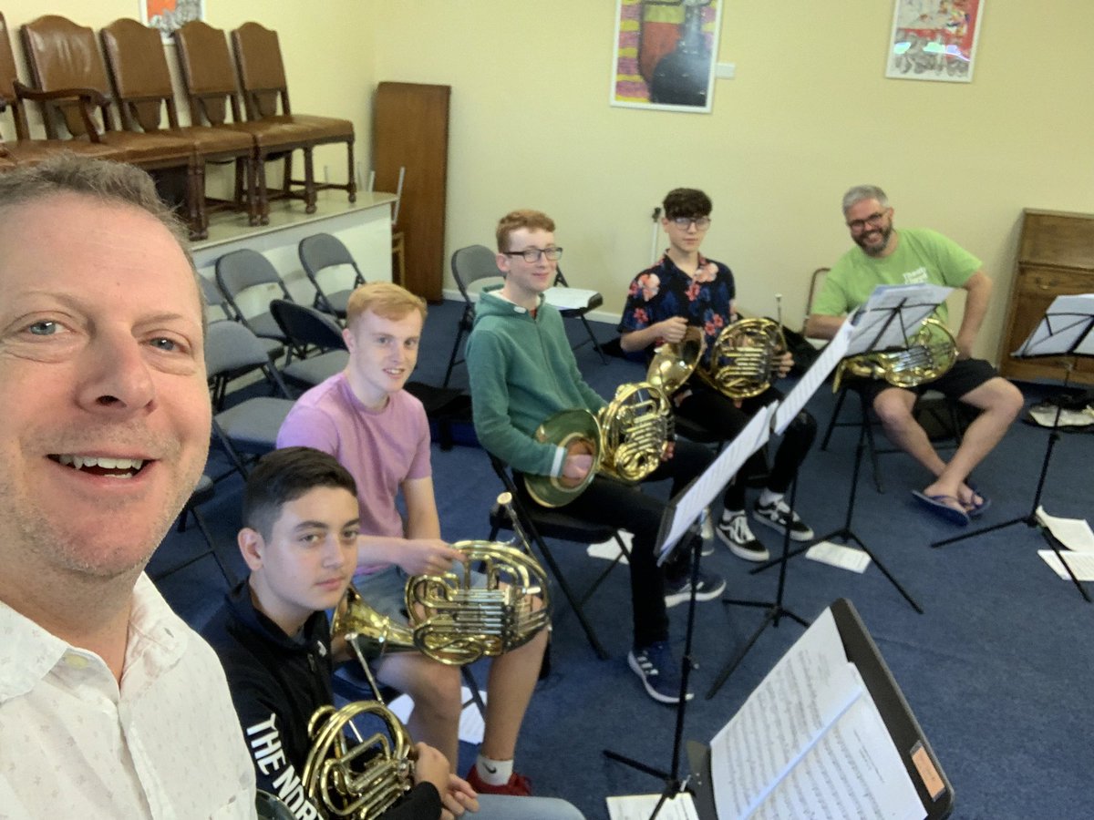 <a href="/CIGCNWYO/">CIGC - NWYO</a> horns after three days of sectionals including some <a href="/Chethams/">Chetham's School of Music</a> interlopers!! Have a great #Tchaik2