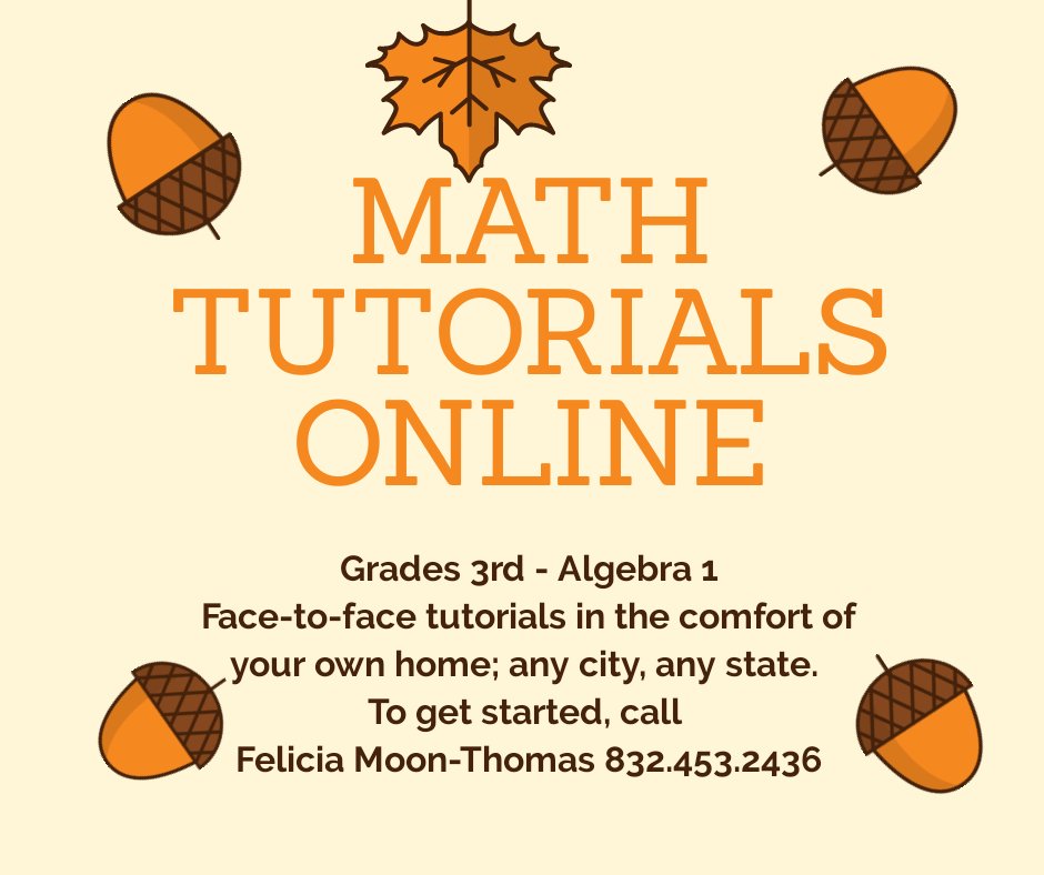 WeStandBlack1's tweet photo. FROM 45-minute homework help to 2-hour overview practice and test prep,  I now offer private sessions online. How can I help your child improve math, reading, and writing scores? 

Let's talk 832.453.2436 https://t.co/T6rsnqGaud