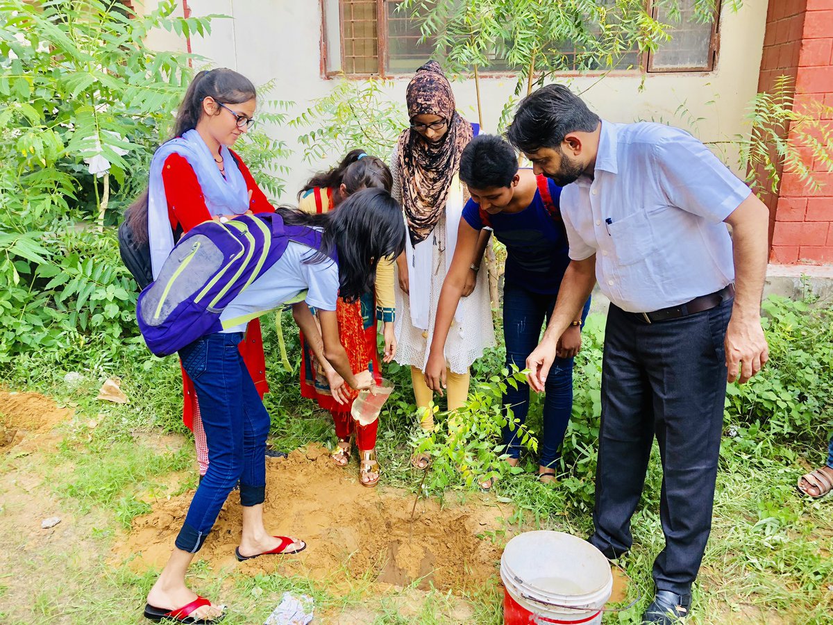 profwasim's tweet photo. Today 310 students of @college_mewat planted trees in the campus in the presence of @DrKhwajaMohdRa1 !
Each student & faculty planted one tree.
Under the leadership of our Administrator @DrHanifQ IPS, we are committed to serve the society in every possible manner.
@AICTE_INDIA https://t.co/px7Nvt2euS