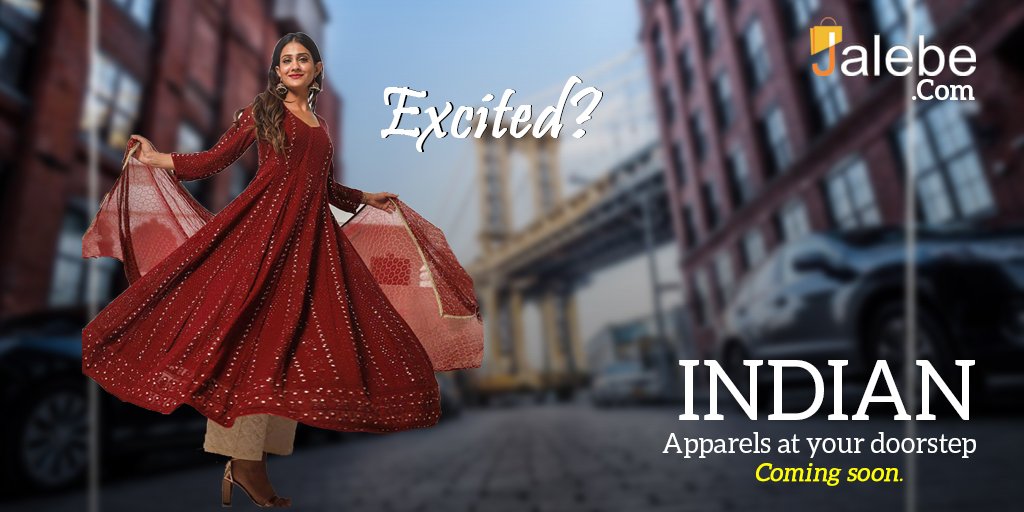 Jalebeinc's tweet photo. Buy women ethnic traditional wear on Jalebe ecommerce platform.
We are #Coming_Soon
#ladieswear #silksaree #sareeblouse #indianbride #weddingsuits #trendy #bollywoodstyle #fashionista #suitscollection #bridallehenga #indianclothing #suitsfashion @USAIndians #USA" https://t.co/OBIxndEyXL