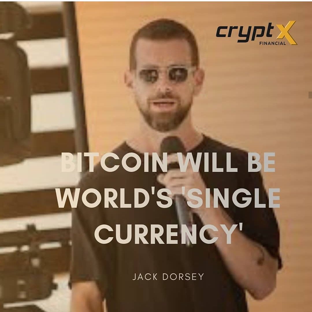 Jack Dorsey,has spoken of his strong belief in the future potential of bitcoin.
Sign up on CryptX Financial now.
app.cryptx.financial
#quotes #CryptXquotes #cryptocurrenices #blockchain #jackdorsey #btc #ltc #eth # CryptX