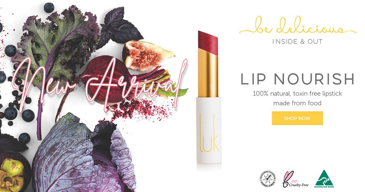 shopbetterme's tweet photo. LÜK BEAUTIFOOD: Lip Nourish, 100% Natural, Toxin-Free Lipstick made from food. Lip Nourish feeds your lips with nutrients, protective antioxidants, and anti-inflammatories... https://t.co/G2UjGyrqMc https://t.co/mgNlYy0tVN