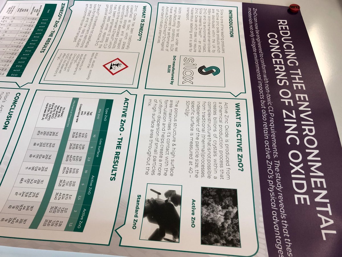 rbh_ltd's tweet photo. Our posters and presentations are now ready for #IRC2019 and #Adhesion2019! We will be presenting new Zinc Oxide, Peroxide, Neuburg Siliceous Earth, Resin and Accelerator developments.

Join us on the day for the full presentations - https://t.co/4vKXayaVtL https://t.co/Flm7WTEU7Y