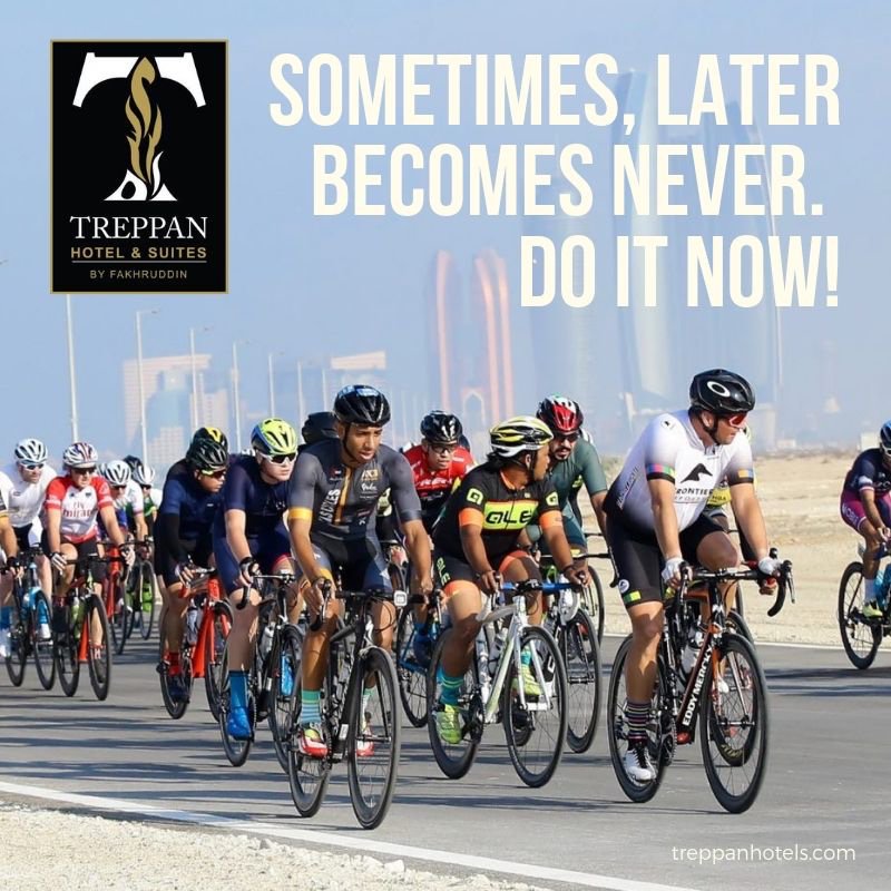 You may delay, but time may not. Don't procrastinate. #treppanhotels #tuesdaythoughts