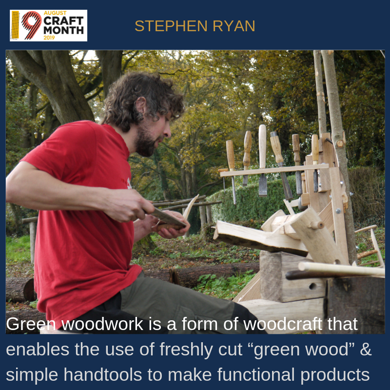 CraftNIGallery's tweet photo. With over twenty years experience, Craftsman, Stephen Ryan of Green Woodwork Ireland, features within today’s process of making profile.
Follow the link below to read more: https://t.co/oq35rQ8Rr4
#augcraft #craftni https://t.co/pxH25pkD3D