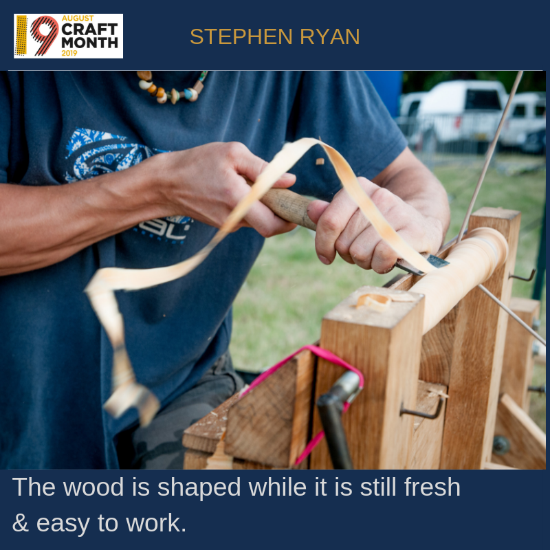 CraftNIGallery's tweet photo. With over twenty years experience, Craftsman, Stephen Ryan of Green Woodwork Ireland, features within today’s process of making profile.
Follow the link below to read more: https://t.co/oq35rQ8Rr4
#augcraft #craftni https://t.co/pxH25pkD3D