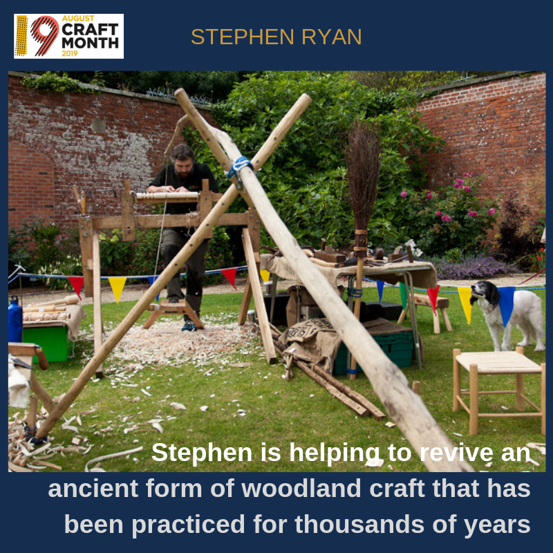 CraftNIGallery's tweet photo. With over twenty years experience, Craftsman, Stephen Ryan of Green Woodwork Ireland, features within today’s process of making profile.
Follow the link below to read more: https://t.co/oq35rQ8Rr4
#augcraft #craftni https://t.co/pxH25pkD3D