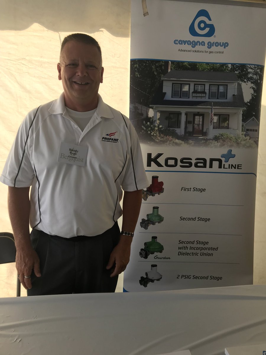 CavagnaNA's tweet photo. Randy Warner working the booth today at the @Bergquistinc Open House in Toledo Today. #Bergquist #LPG #Partnership https://t.co/VJiq9beCtd