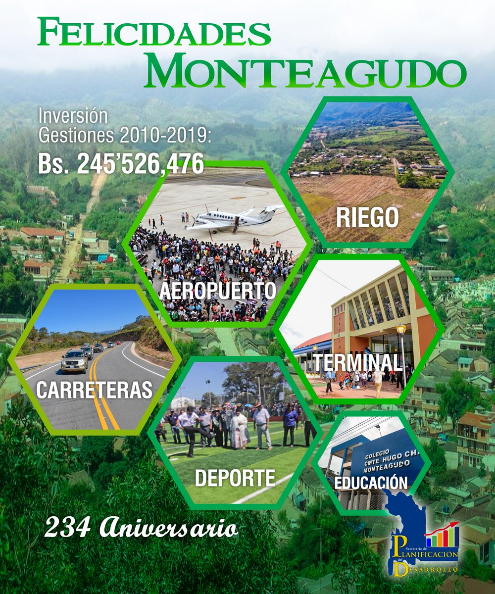 Gadch_Planif's tweet photo. Felicitar a todos nuestros hermanos de Monteagudo por su 234 aniversario, juntos construimos el desarrollo
#PlanificandoElDesarrollo
#Chuquisaca
#Monteagudo https://t.co/XXWACfnqhT