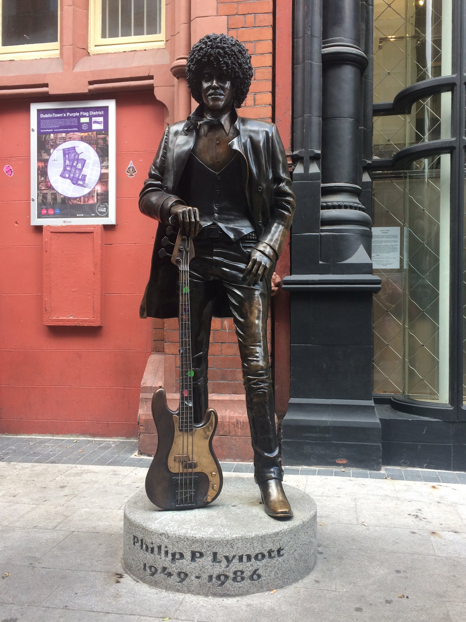 One of my pilgrimage pics from last year\s travels. Happy birthday Phil Lynott! 