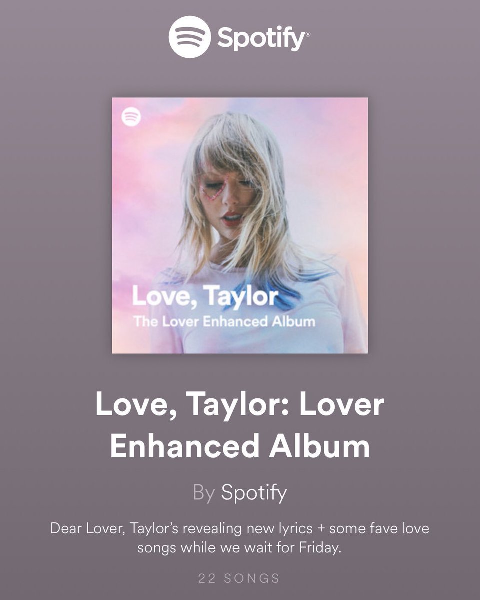 Taylor Swift News On Twitter Taylors New Playlist On